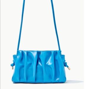 Blue clutch/cross body bag